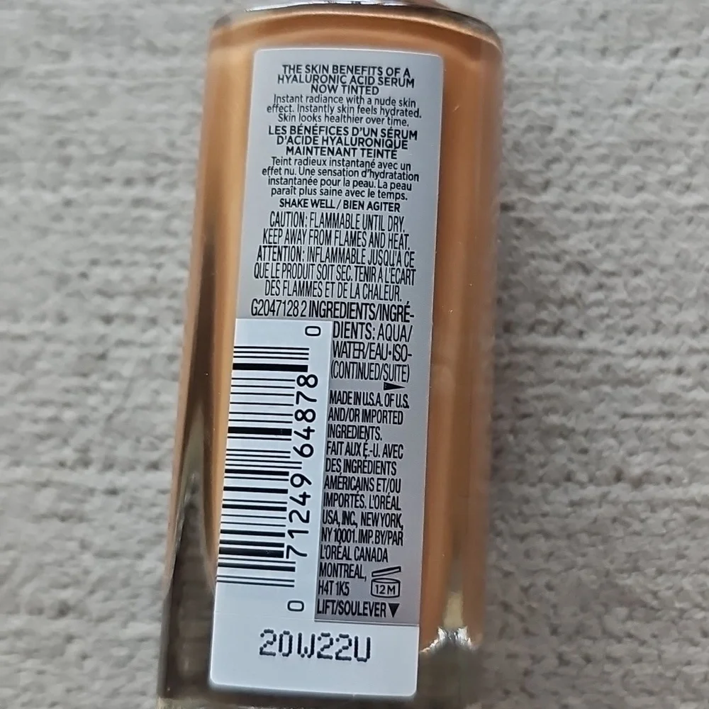 L'Oreal True Match Nude Hyaluronic Tinted Serum - 7.5-8.5 Cool Deep #20
